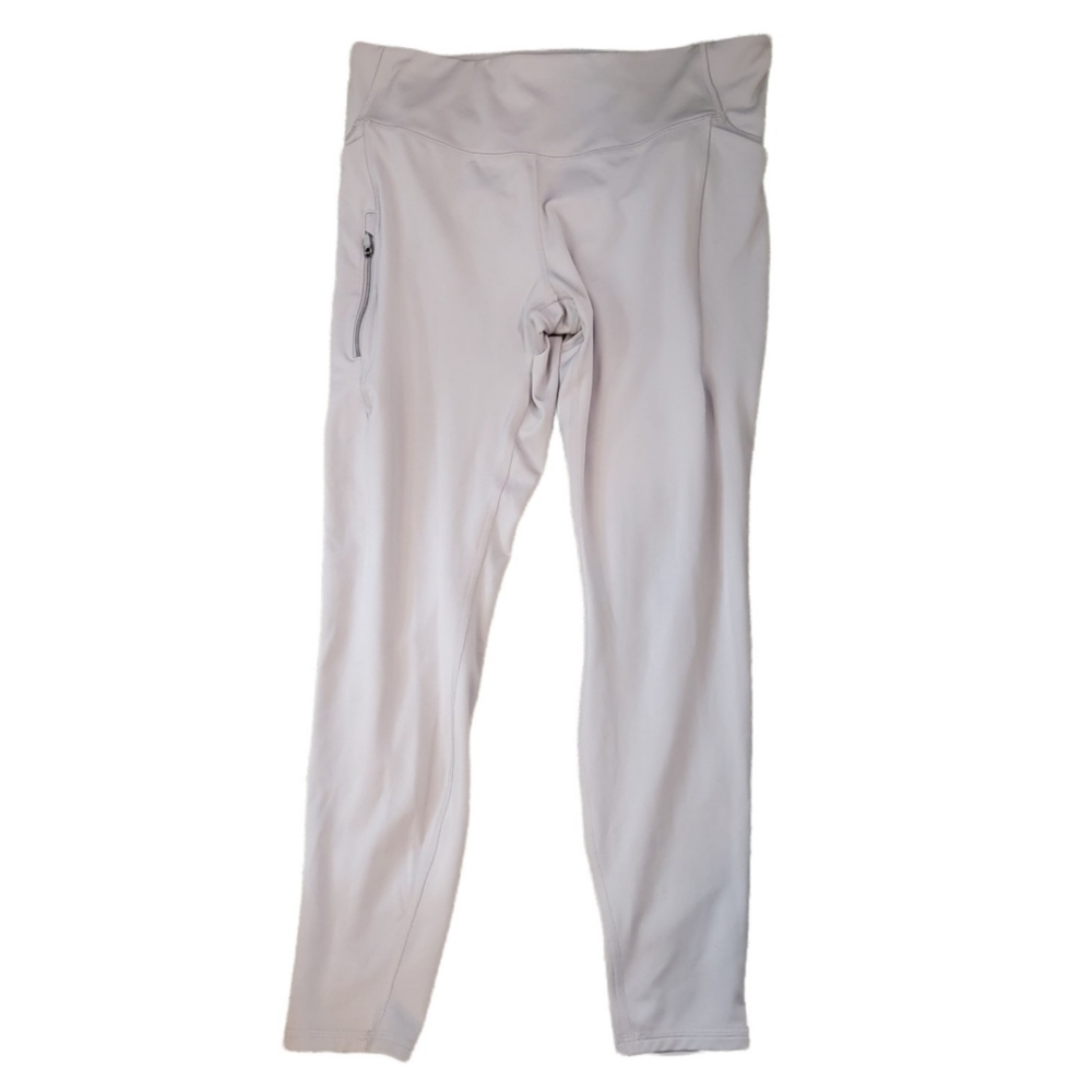 All in Motion front zipper leggings Gray Size XL